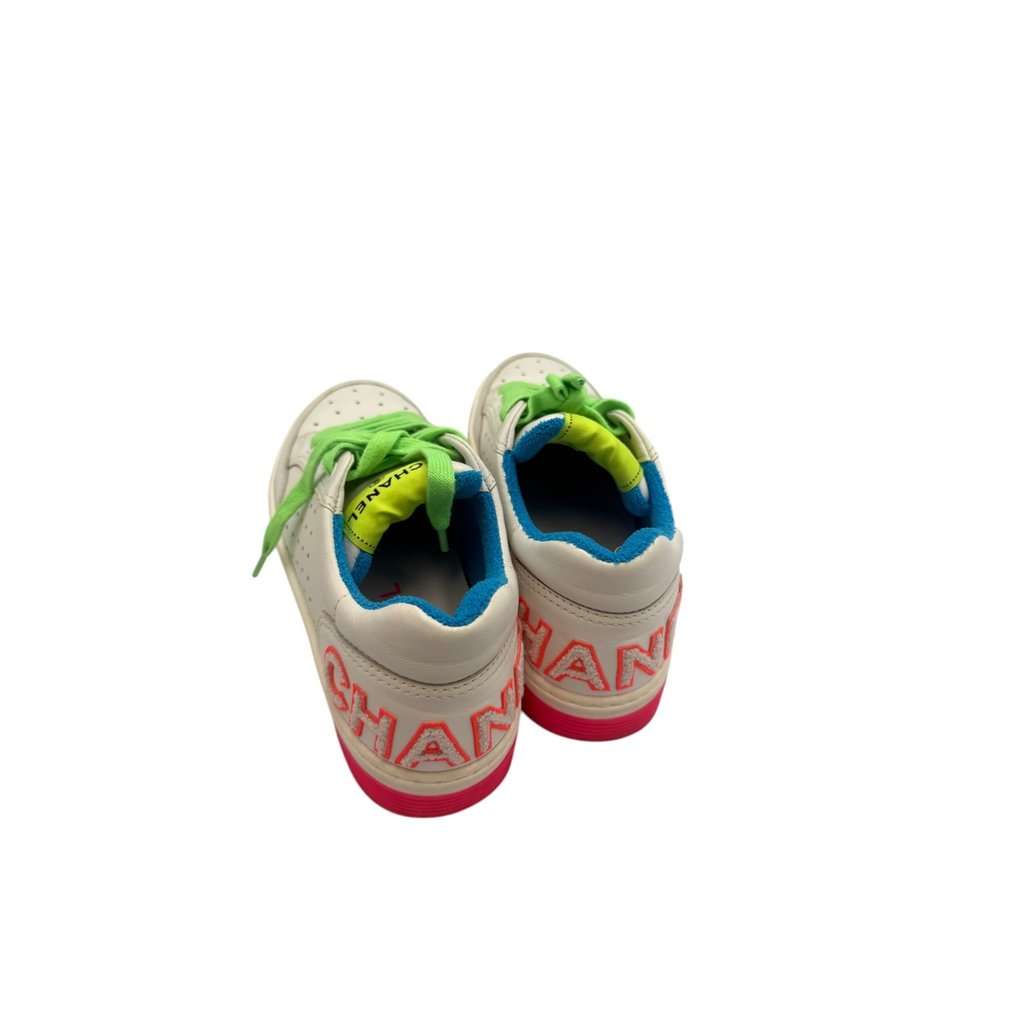 Chanel Low Top MultiColor Leather Good - Box View