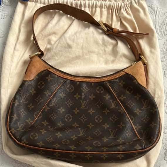 Louis Vuitton Monogram Thames PM Brown Canvas Leather Good - Back View