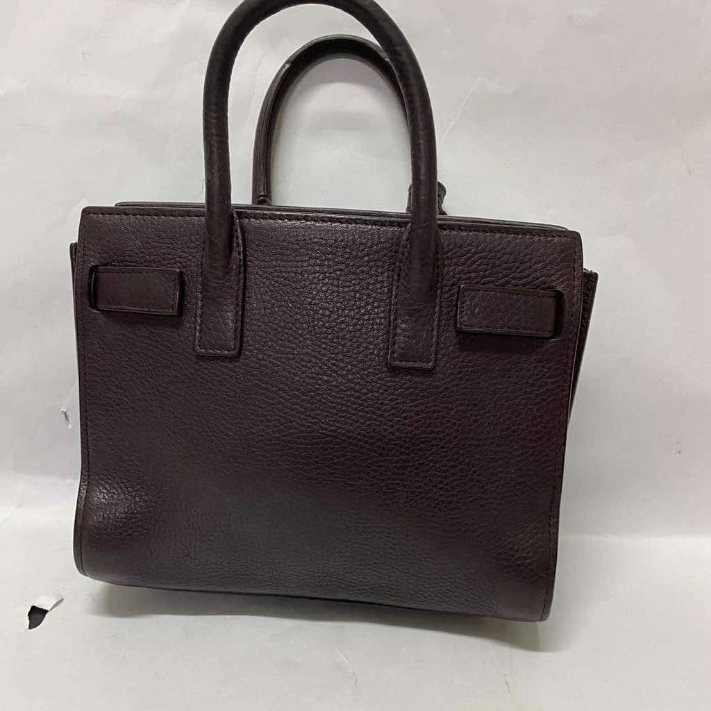 Saint Laurent Nano Sac De Jour Burgundy Leather Fair condition - Inside View