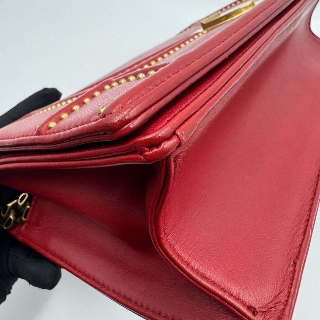 Dior Diorama Red Leather Good - Inside View