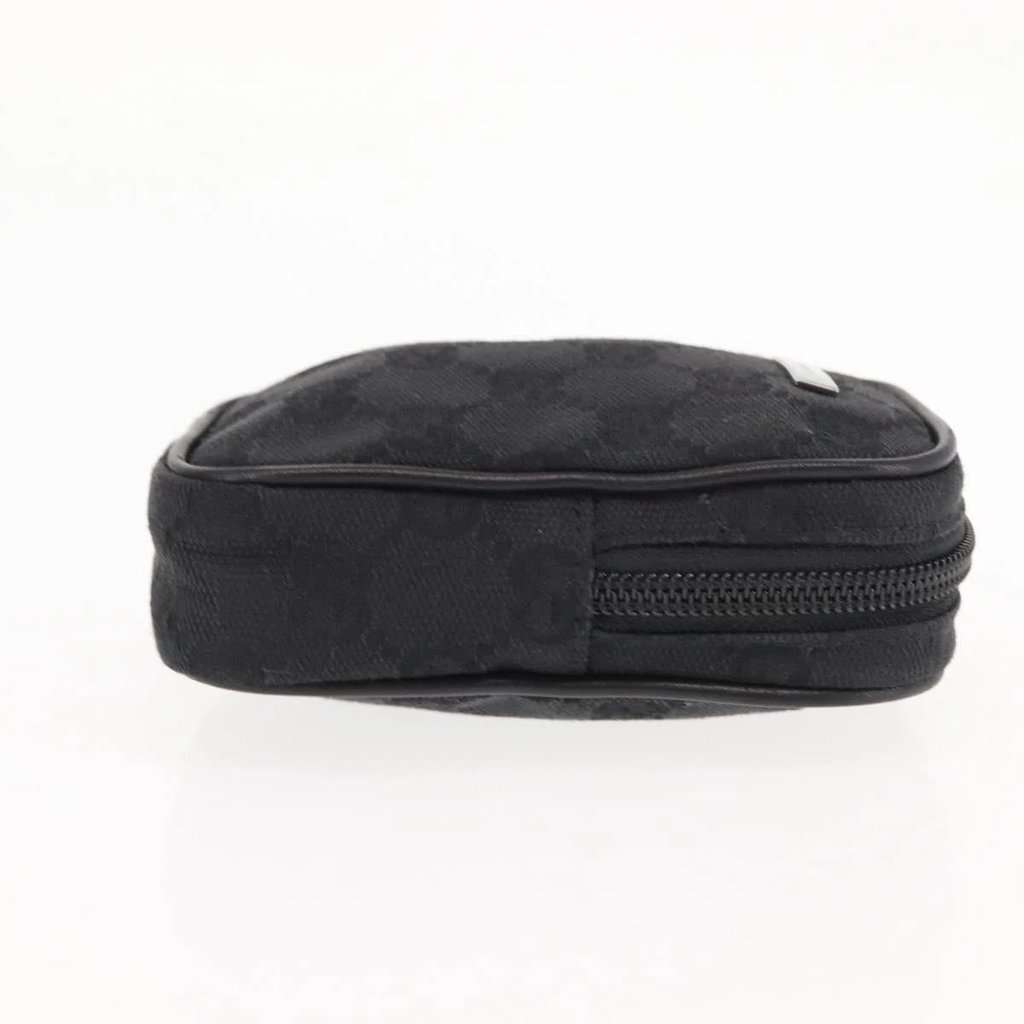 Gucci Canvas Pouch Black Canvas Good - Box View