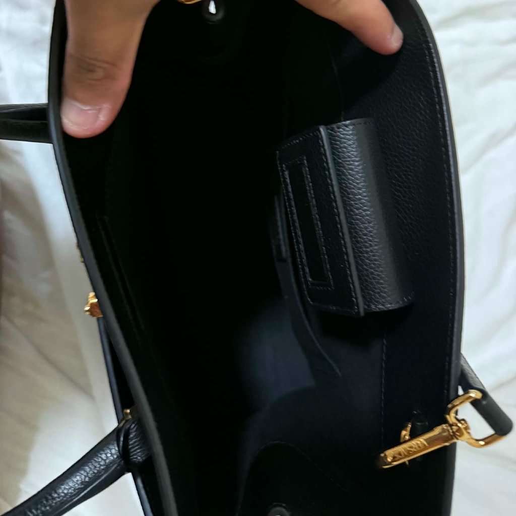 Versace virtus Black Leather Never worn - Model View