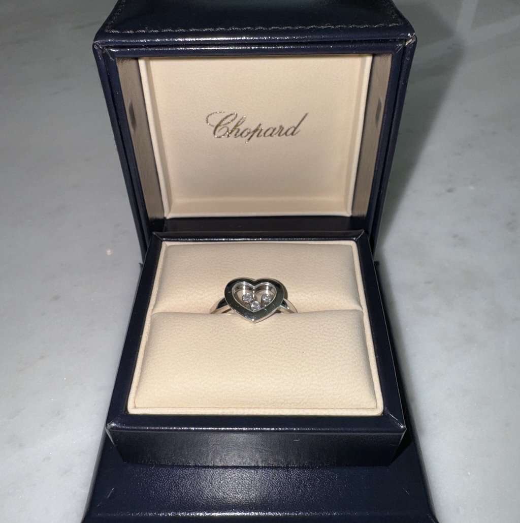 Chopard Happy Diamonds Silver White Gold Never worn - Inside View