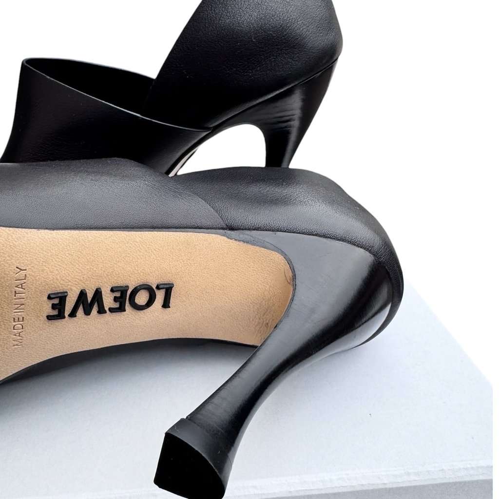 Loewe Loewe Cómic Pumps 95 Black Leather Never worn, with tag - Back View