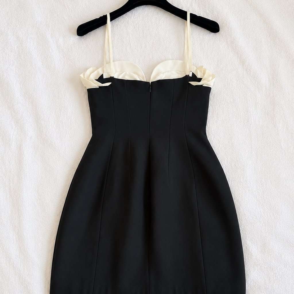 Valentino Valentino Mini Cocktail Dress White Wool Never worn - Back View