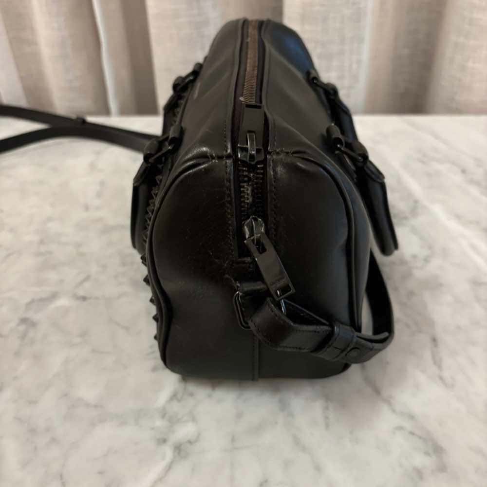 Saint Laurent Small Duffle Bag Black Leather Metal Very good - Back View