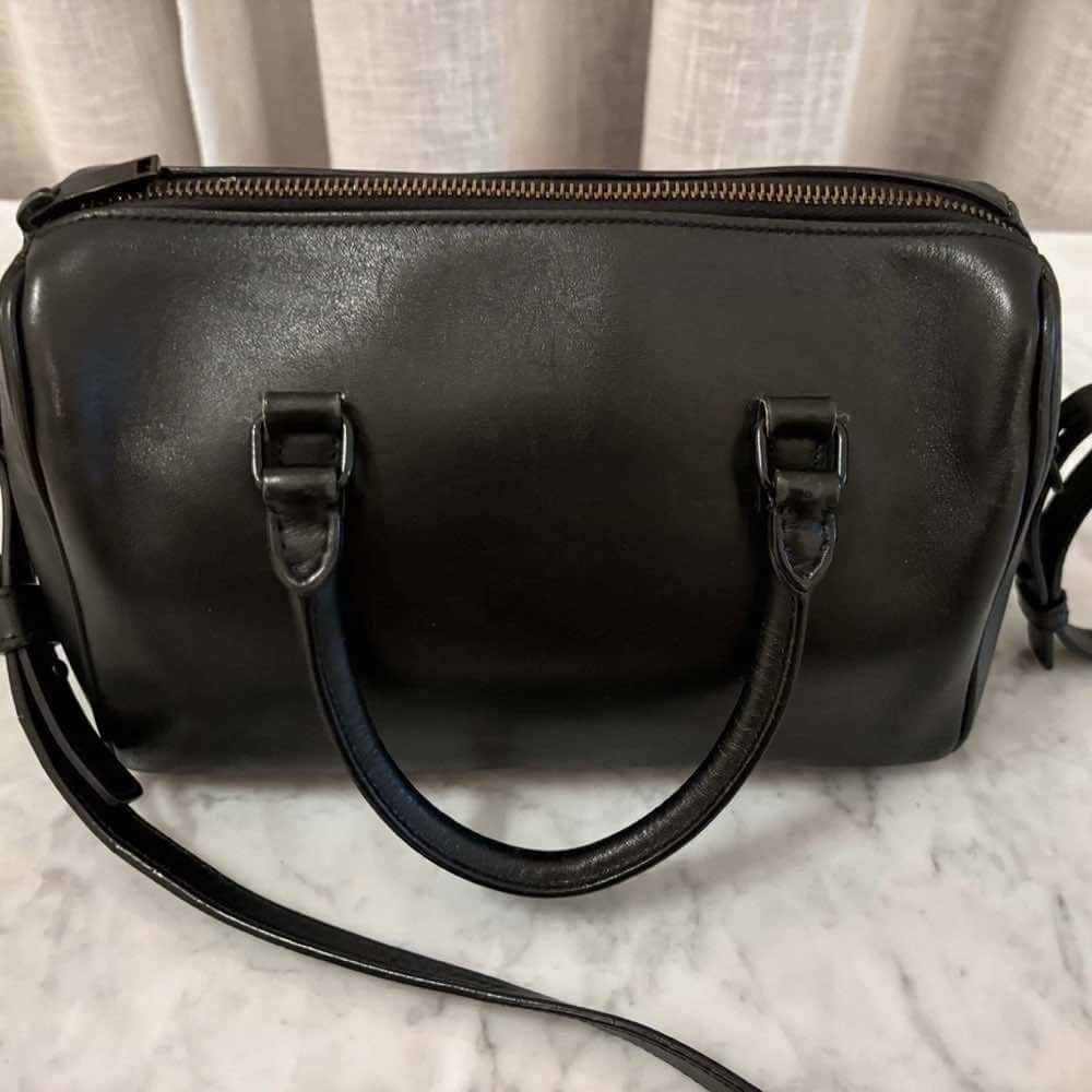 Saint Laurent Small Duffle Bag Black Leather Metal Very good - Inside View