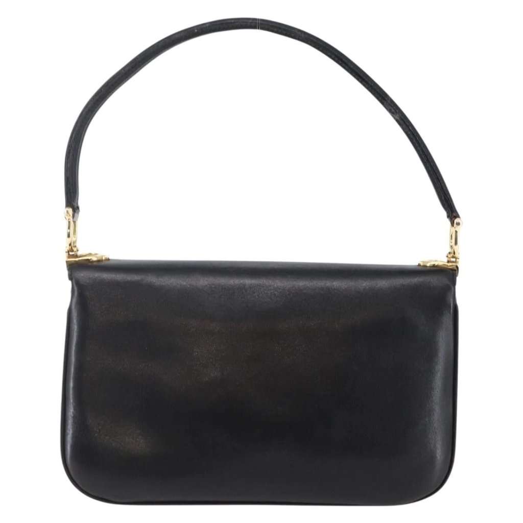 Celine Shoulder bag Black Leather Good condition - Back View