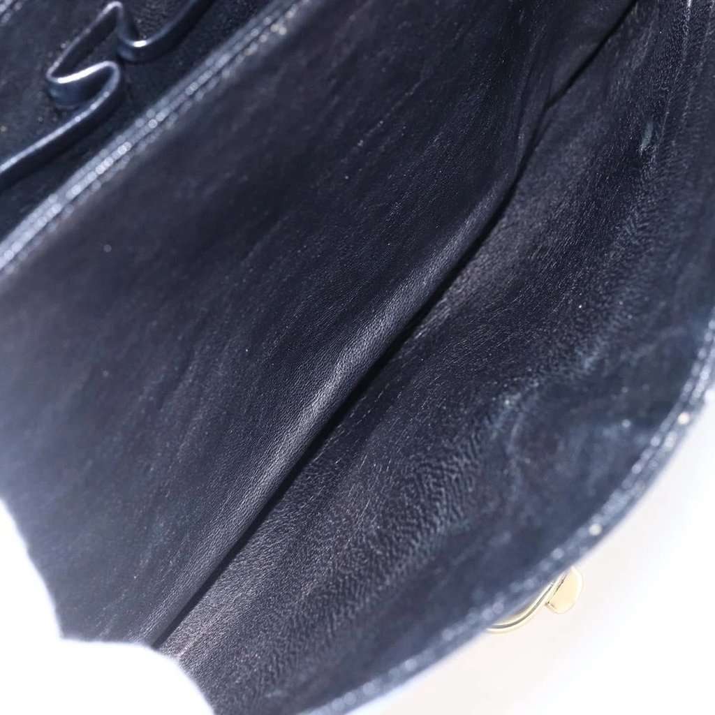Celine Shoulder bag Black Leather Good condition - Model View