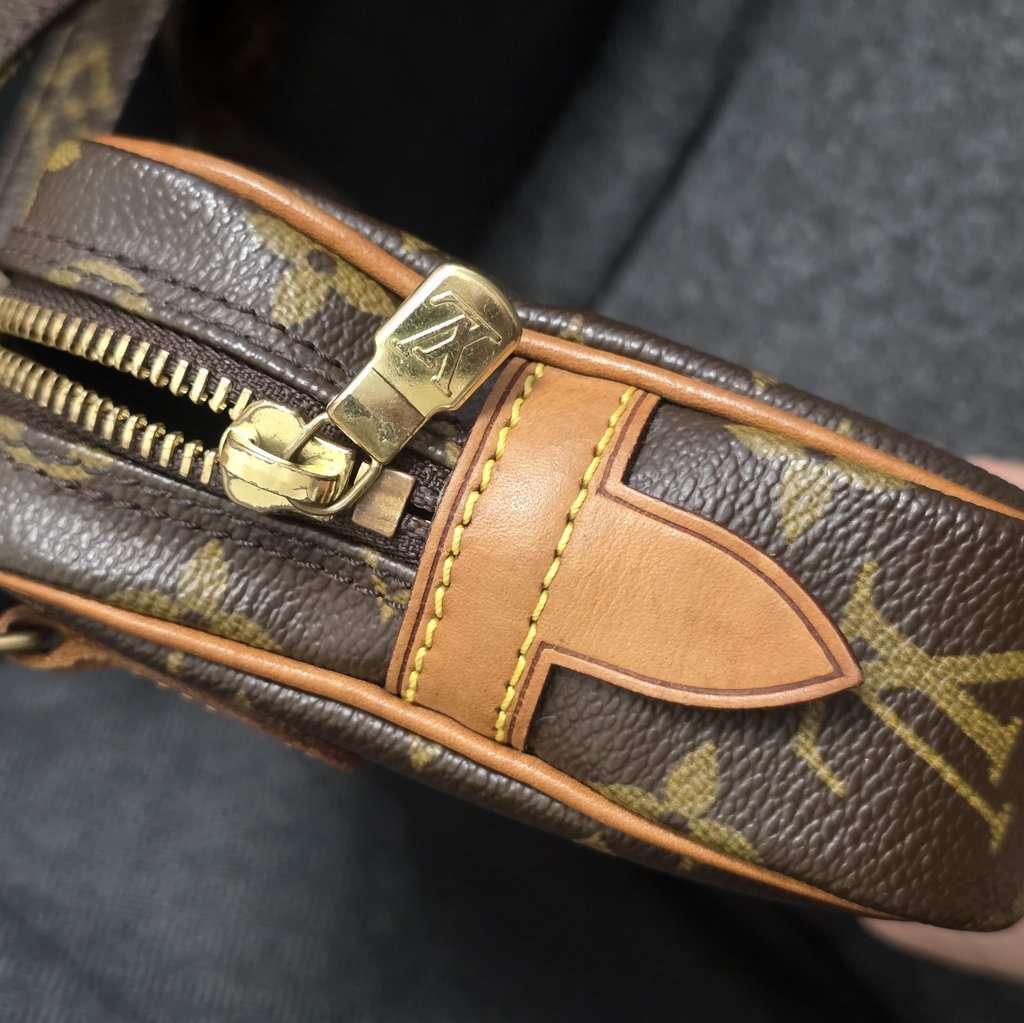 Louis Vuitton Pochette Marly Bandouliere Brown Canvas Very good condition - Box View