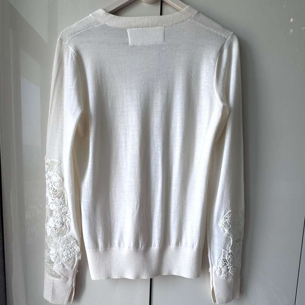 Ermanno Scervino 100% virgin wool cardigan Beige Wool Very good condition - Inside View