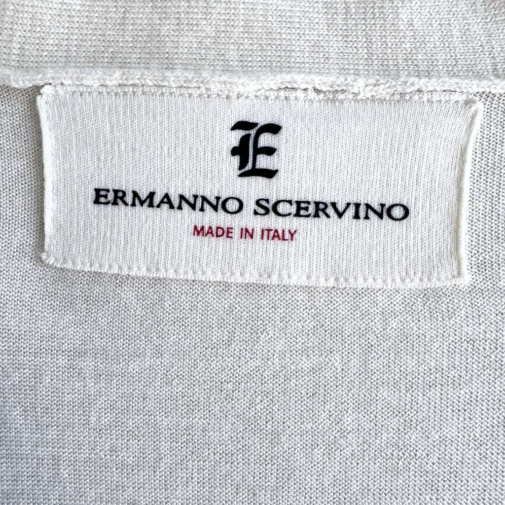 Ermanno Scervino 100% virgin wool cardigan Beige Wool Very good condition - Model View