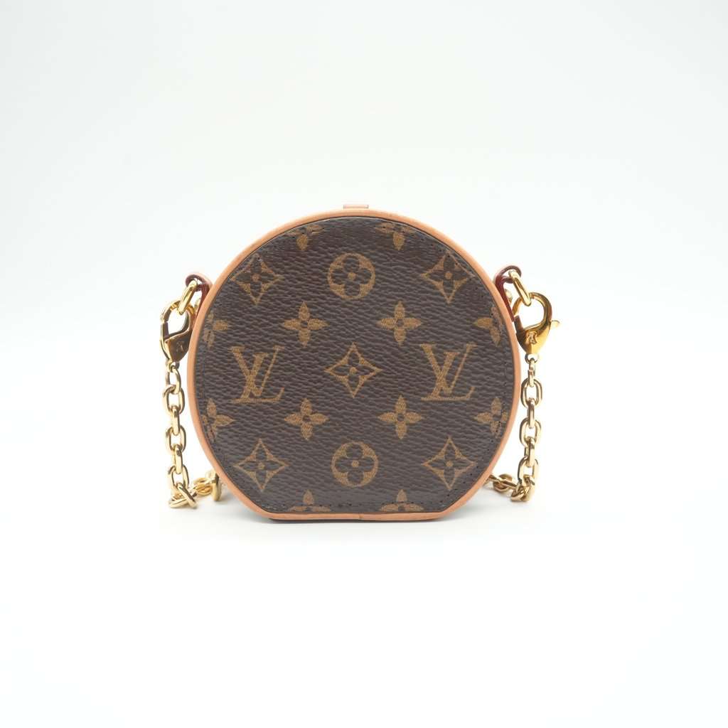 Louis Vuitton Monogram Boite Chapeau Crossbody Brown Canvas Good - Back View
