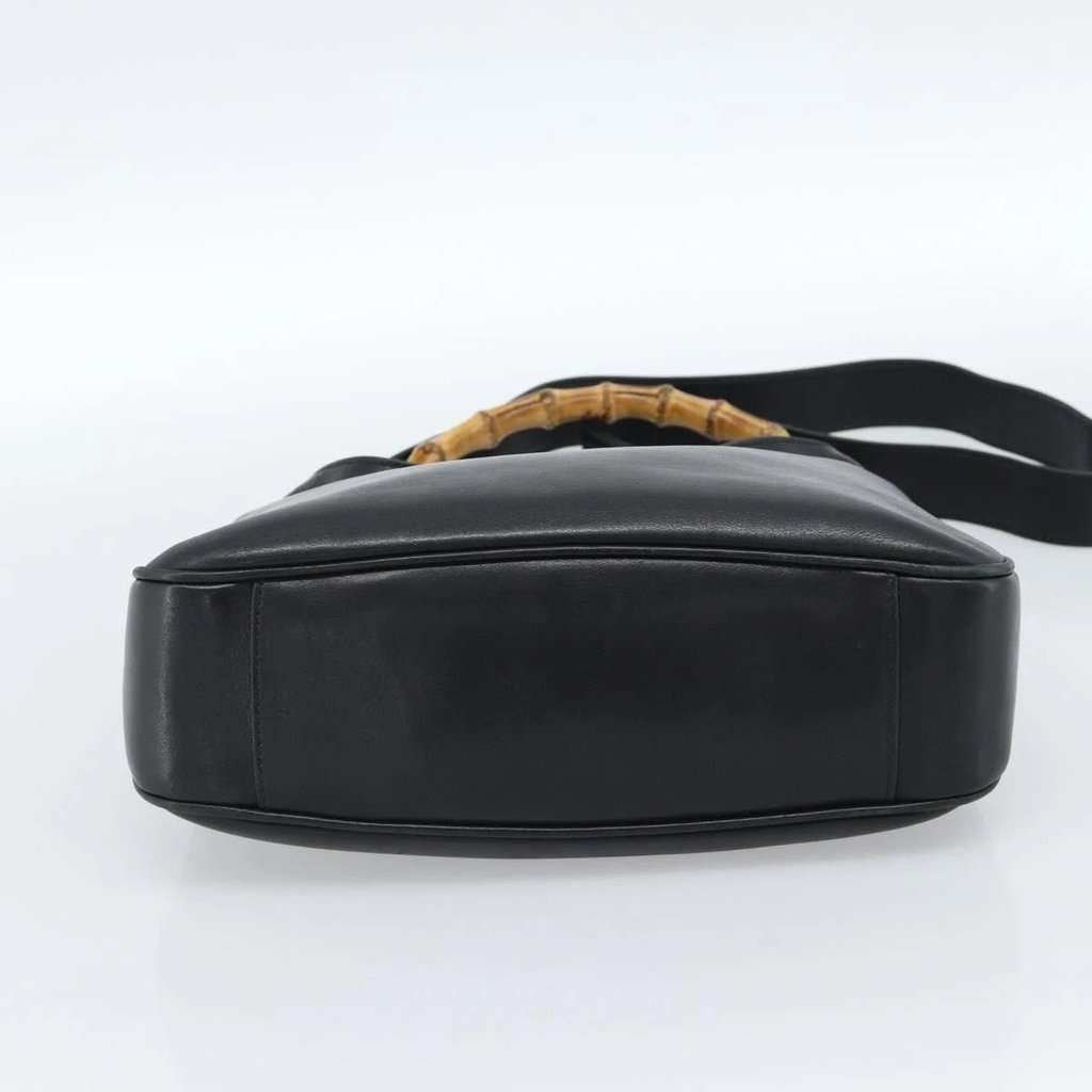 Gucci Hand bag Black Leather Good condition - Inside View