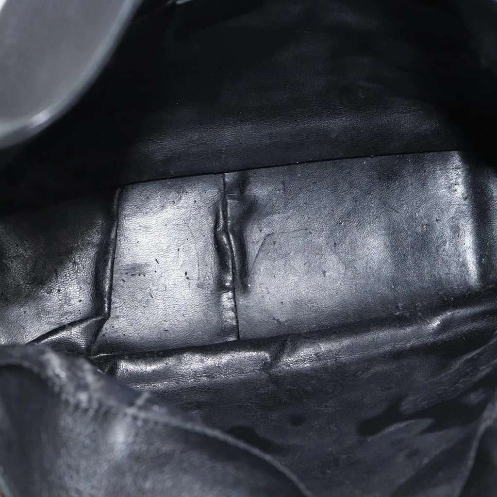 Gucci Hand bag Black Leather Good condition - Model View