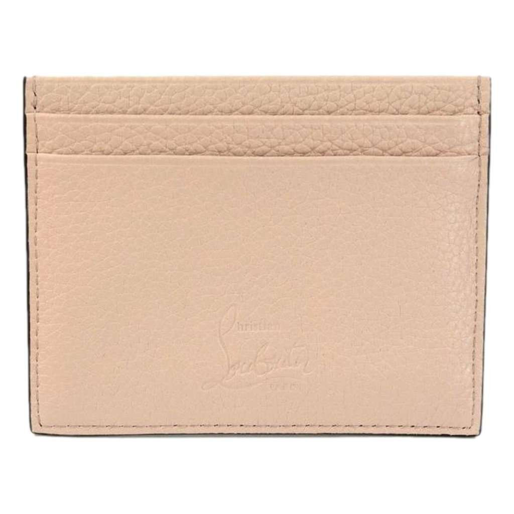 Christian Louboutin Christian Louboutin Kios Loubisky Spike Pink Leather Card Holder Pink Leather Never worn - Back View