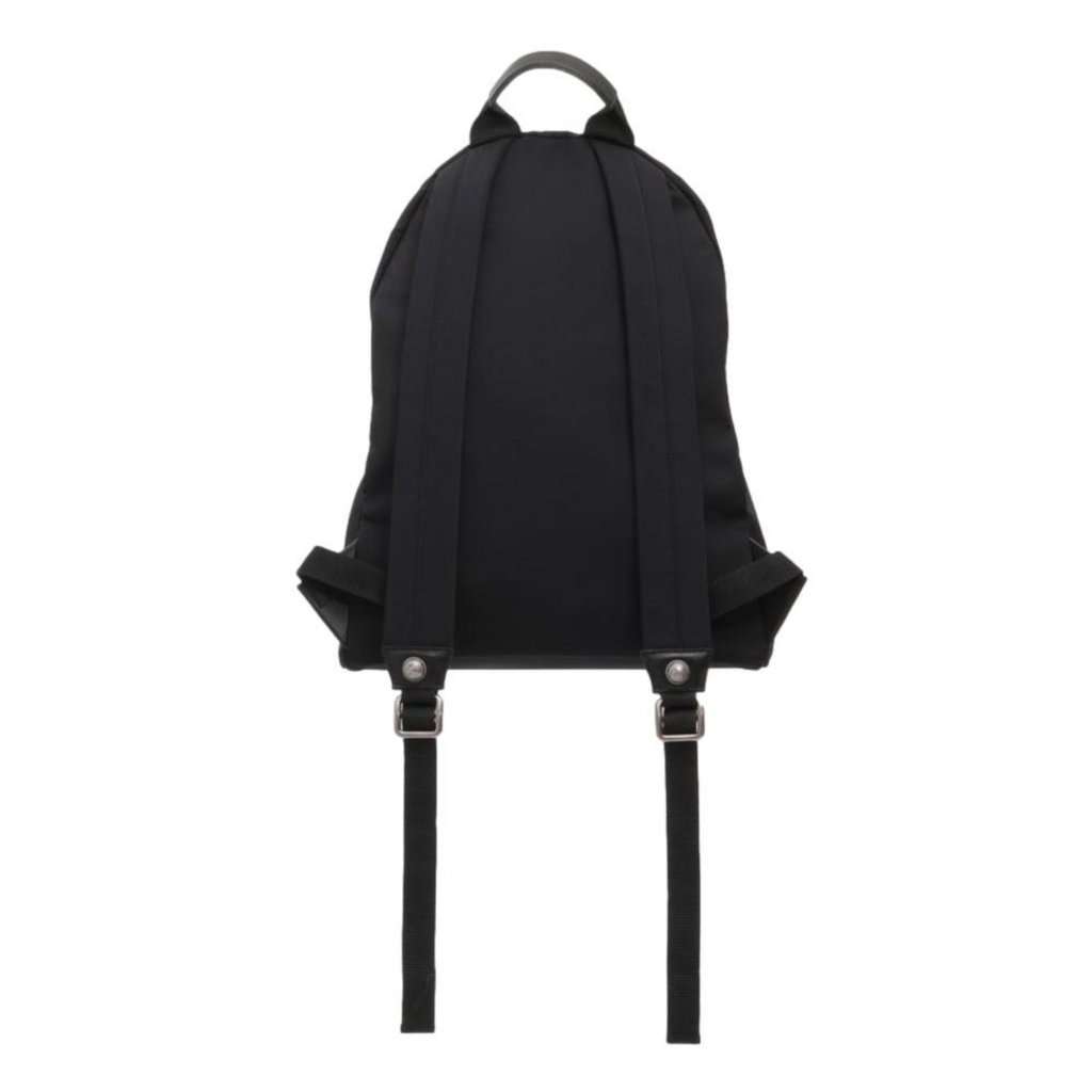 Balmain Balmain B-Back Black Nylon White Logo Backpack Black Leather Never worn - Model View