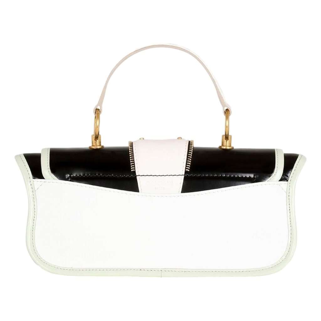 Balmain Balmain Blaze Mint Green Leather Baguette Top Handle Crossbody Bag Green Leather Never worn - Box View