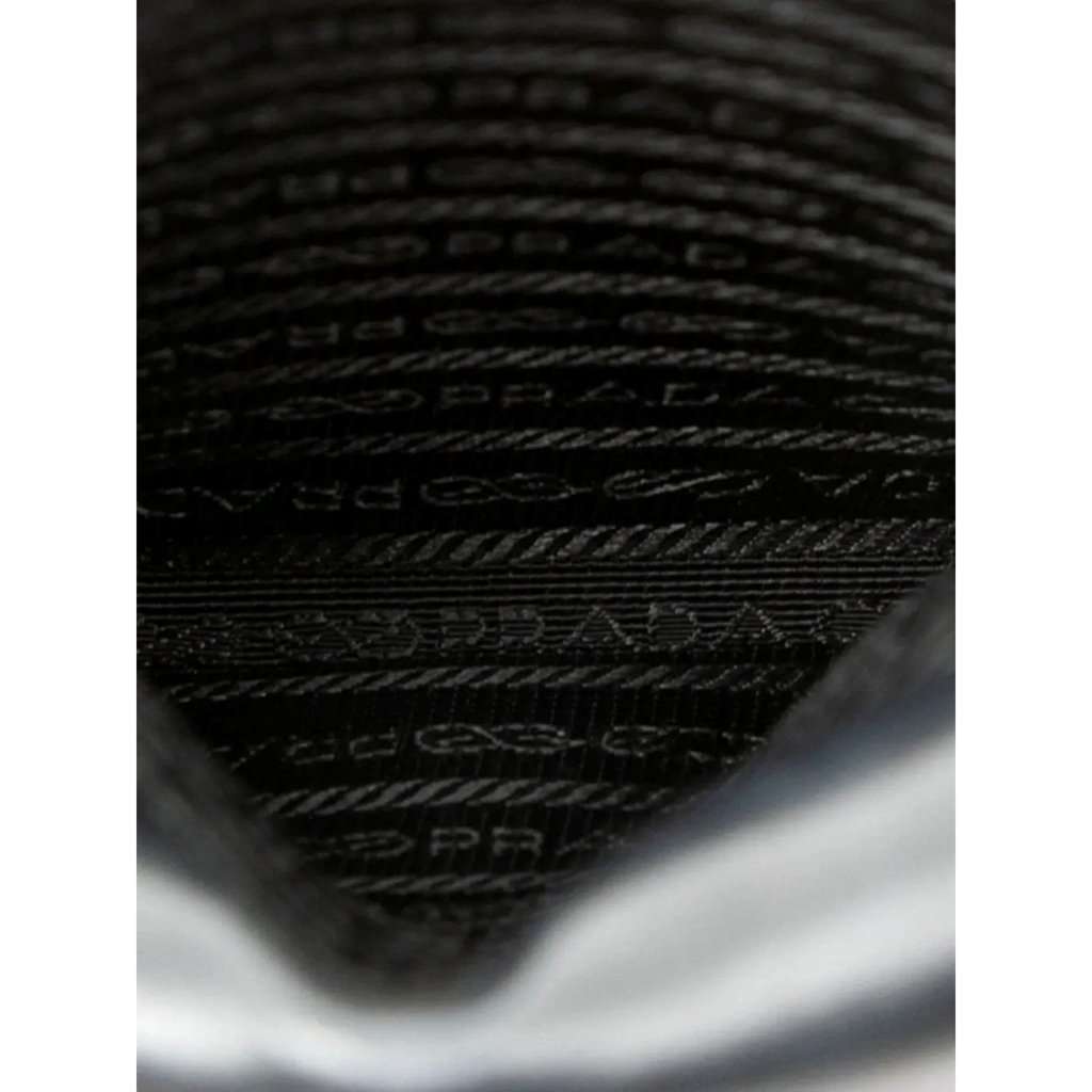 Prada Prada Saffiano Lux Black Top Handle Chain Strap Mini Bag Black Leather Good condition - Inside View