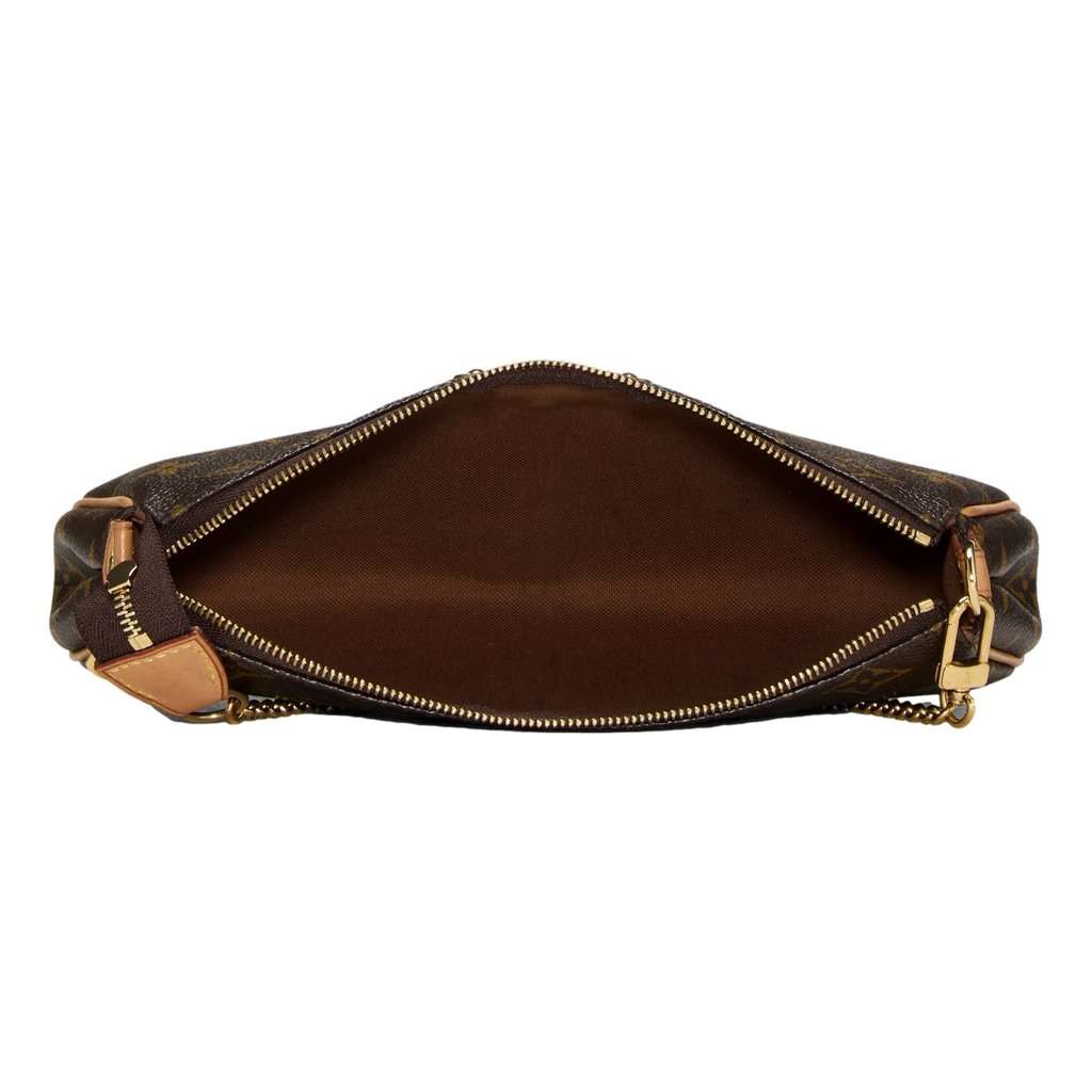 Louis Vuitton Louis Vuitton Eva Monogram Canvas Shoulder Bag Brown Leather Good condition - Back View
