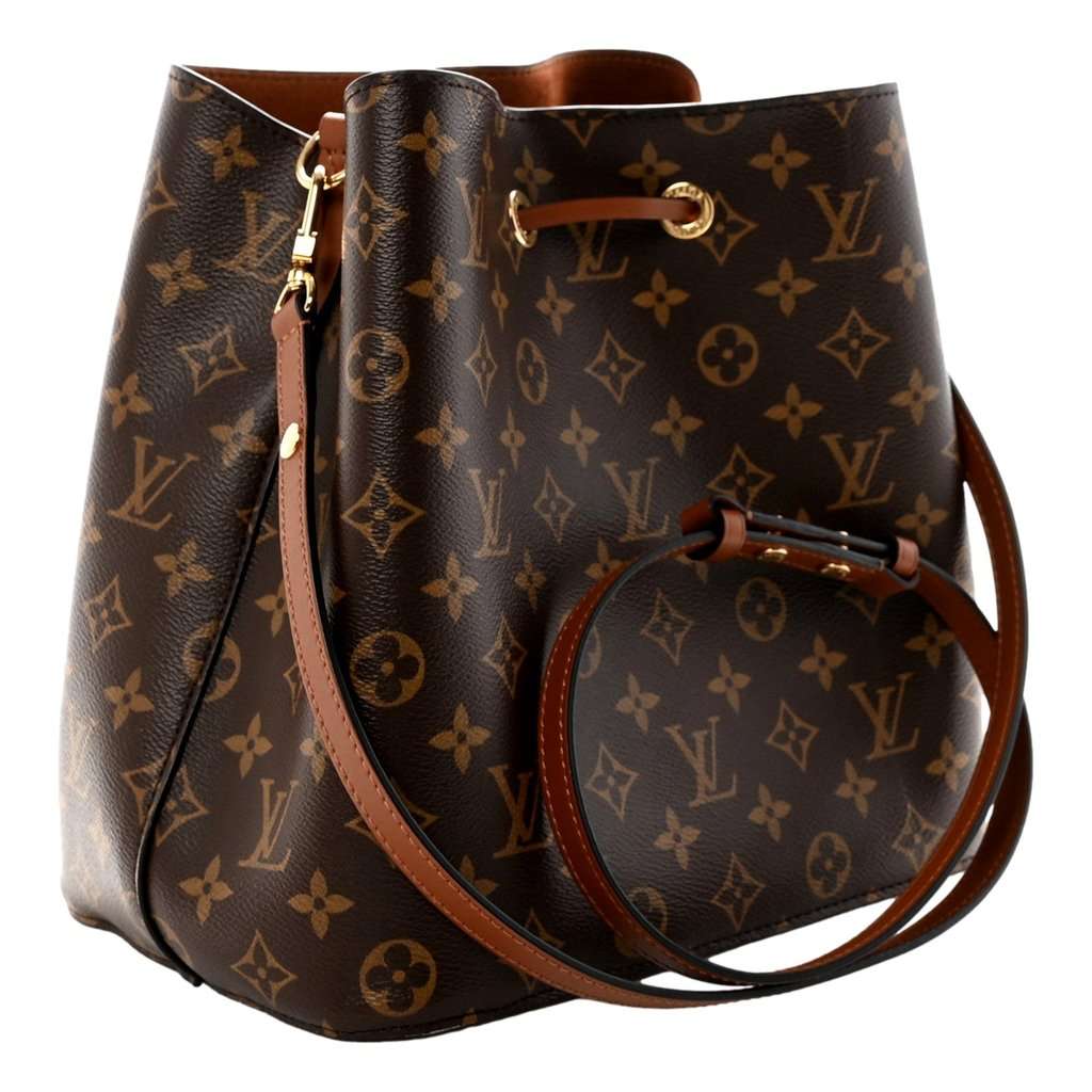 Louis Vuitton Louis Vuitton Monogram Neonoe MM Carmel Brown Leather Good condition - Back View