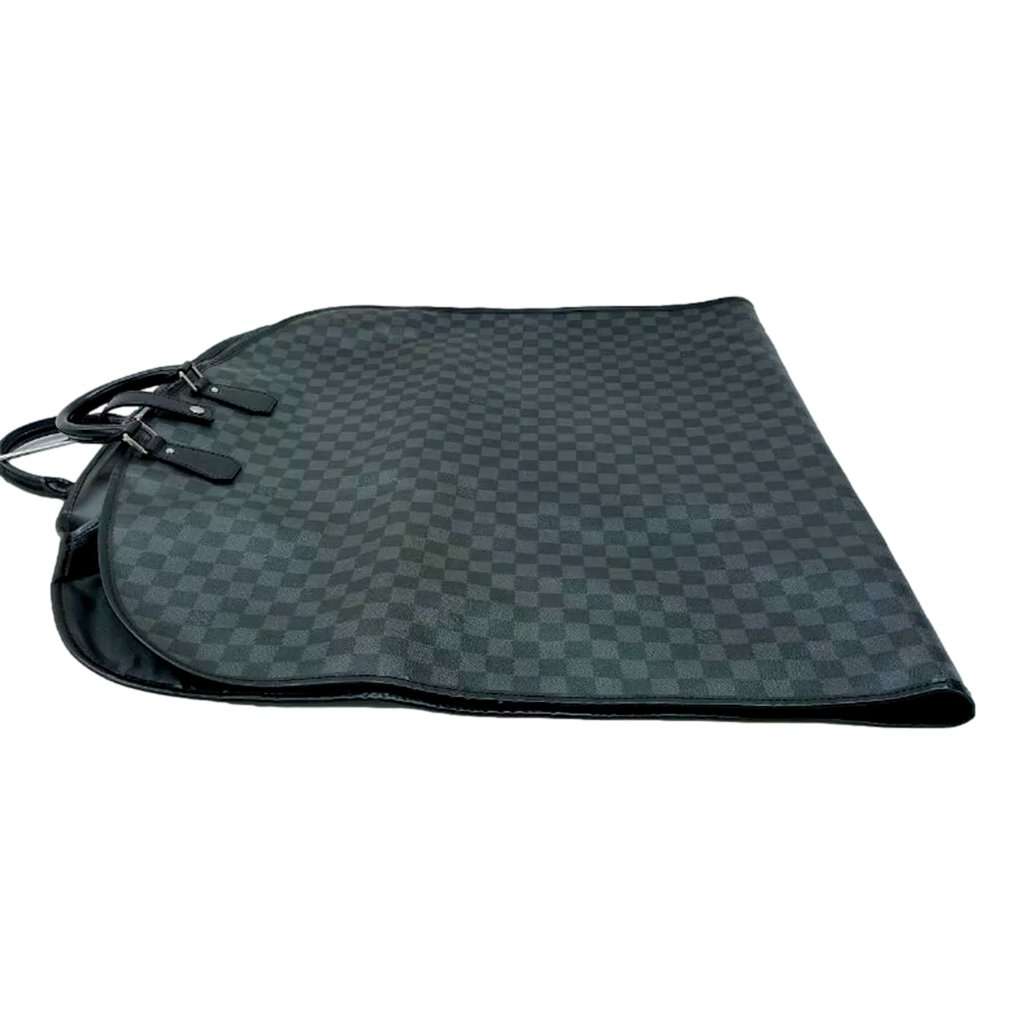 Louis Vuitton Louis Vuitton Damier Graphite Garment Bag Black Canvas Good - Back View