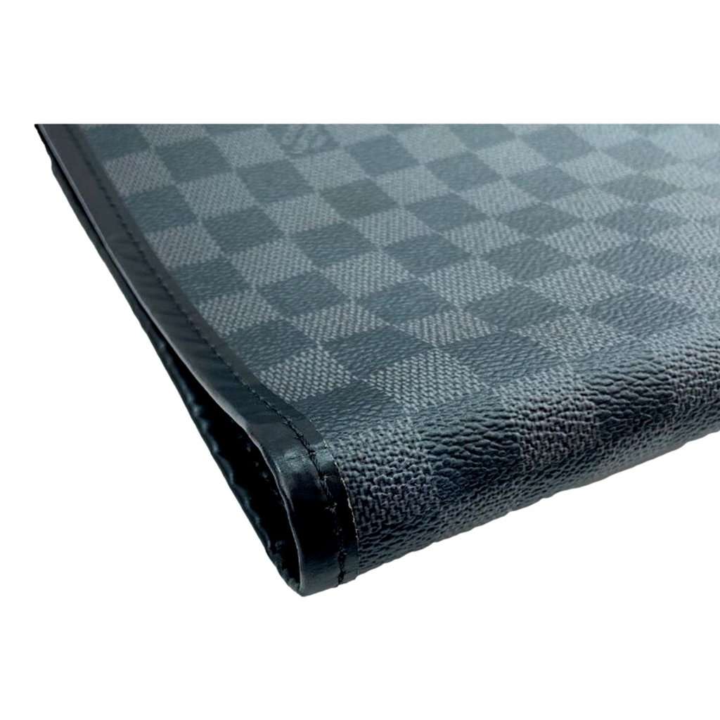 Louis Vuitton Louis Vuitton Damier Graphite Garment Bag Black Canvas Good - Inside View