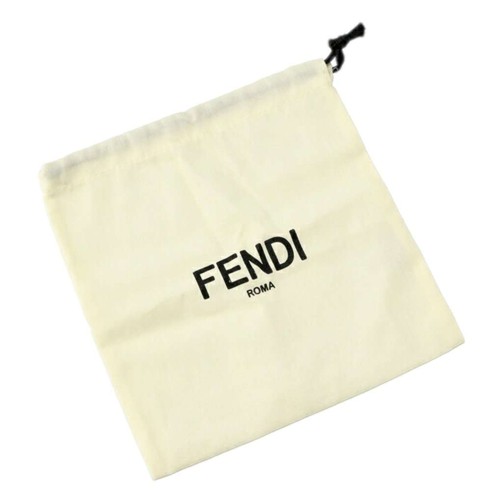 Fendi Fendi FF Denim Reversible Belt Blue White Canvas Leather Gold Buckle 90 Blue Leather Never worn - Box View