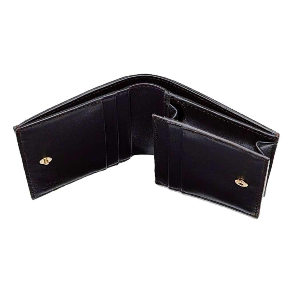 Fendi Fendi Calf Leather F Logo Brown Pink Small Bifold Wallet Pink Leather Never worn - Model View