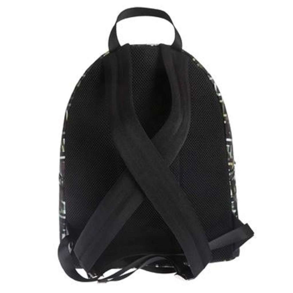 Fendi Fendi FF Zucca Nylon Multicolor Camouflage Print Large Backpack Black Never worn - Box View