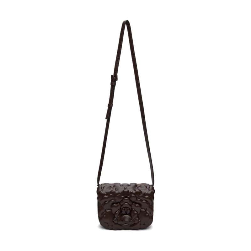 Valentino Garavani Valentino Garavani Atelier Bag 03 Rose Edition Brown Leather Crossbody Bag Brown Leather Never worn - Inside View