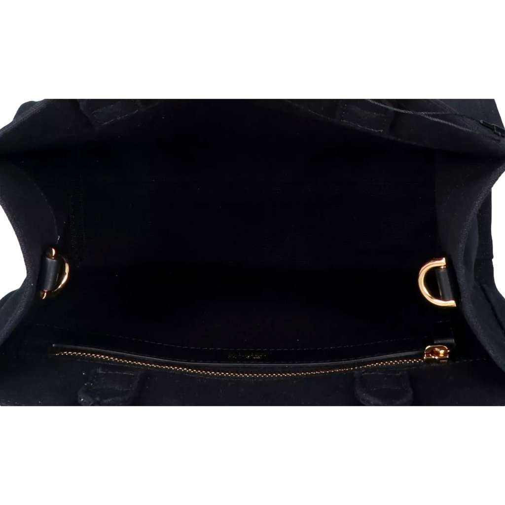Versace Versace Nero Canvas Studded Logo Totebag Black Canvas Never worn - Back View
