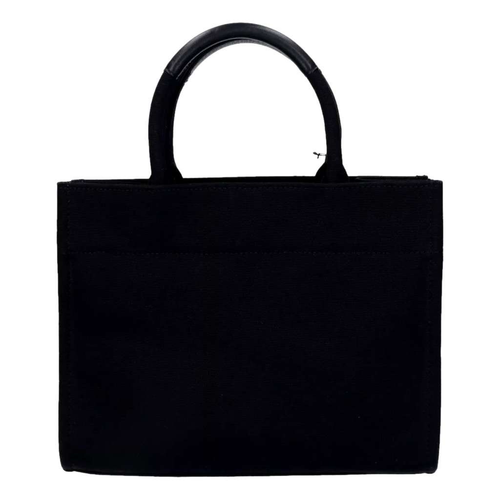 Versace Versace Nero Canvas Studded Logo Totebag Black Canvas Never worn - Inside View