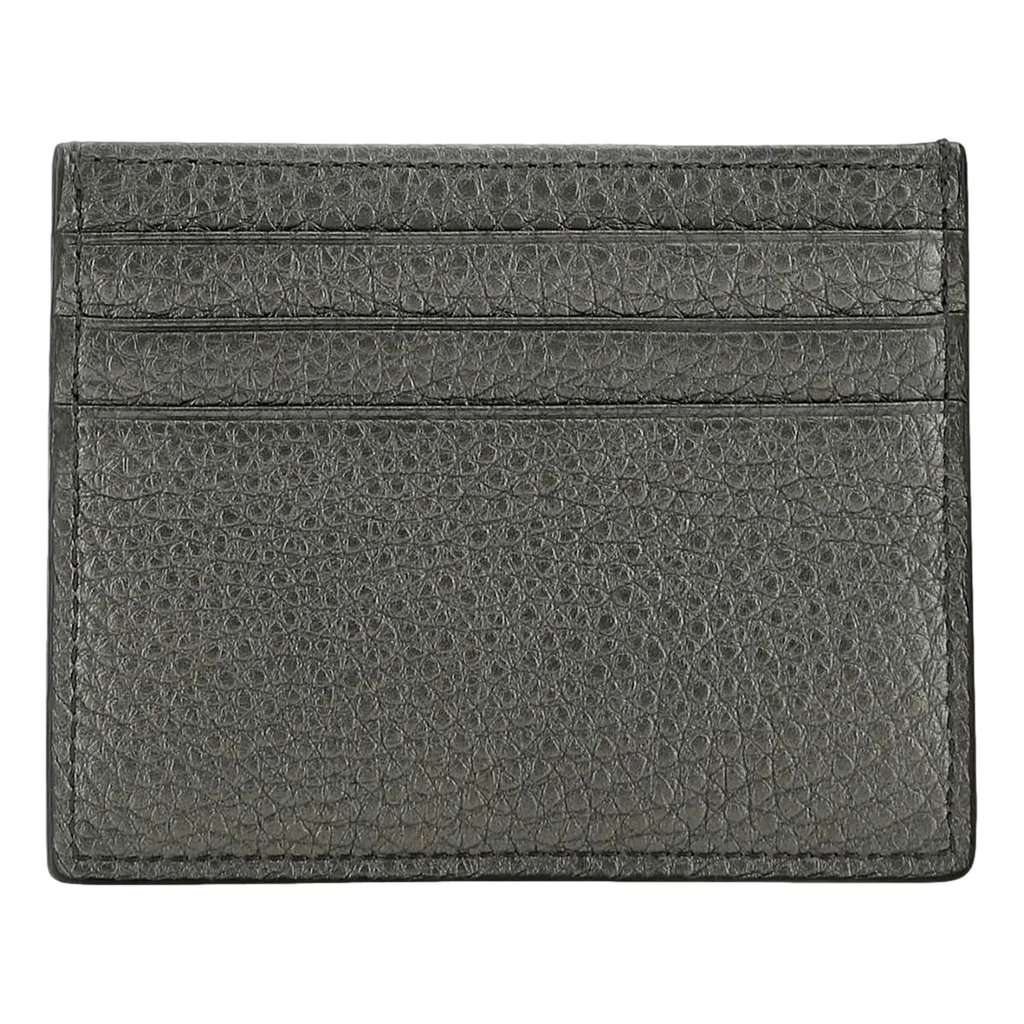 Fendi Fendi Baguette Graphite Grained Leather Card Case Wallet Grey Leather Never worn - Inside View