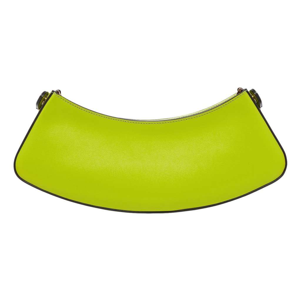 Fendi Fendi O’Lock Swing Shoulder Bag Wasabi Green Calfskin Leather Green Leather Never worn - Model View
