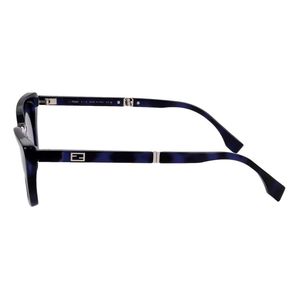Fendi Fendi Women's Injected Touch of FF Blue Havana Sunglasses Blue Never worn - Inside View