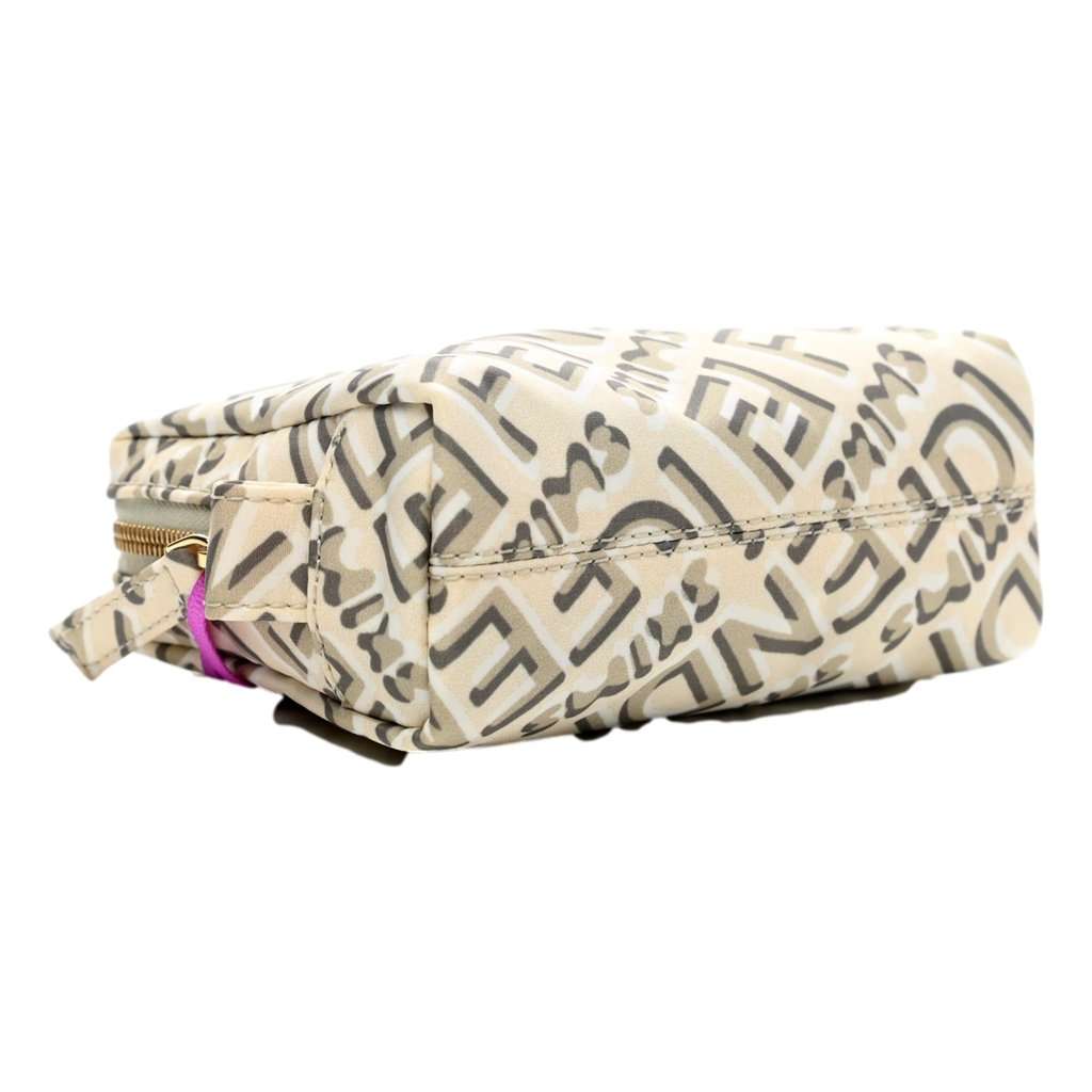 Fendi Fendi x Skims Nylon Avorio Small Beauty Pouch White Never worn - Back View