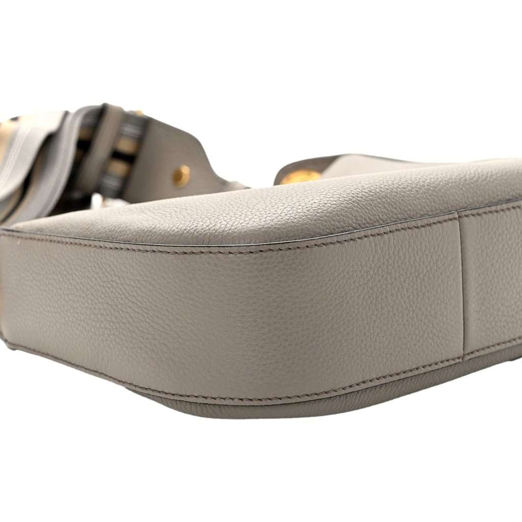 Prada Prada Vitello Phenix Zippered Messenger Hobo Grey Leather Shoulder Bag Grey Leather Never worn - Inside View