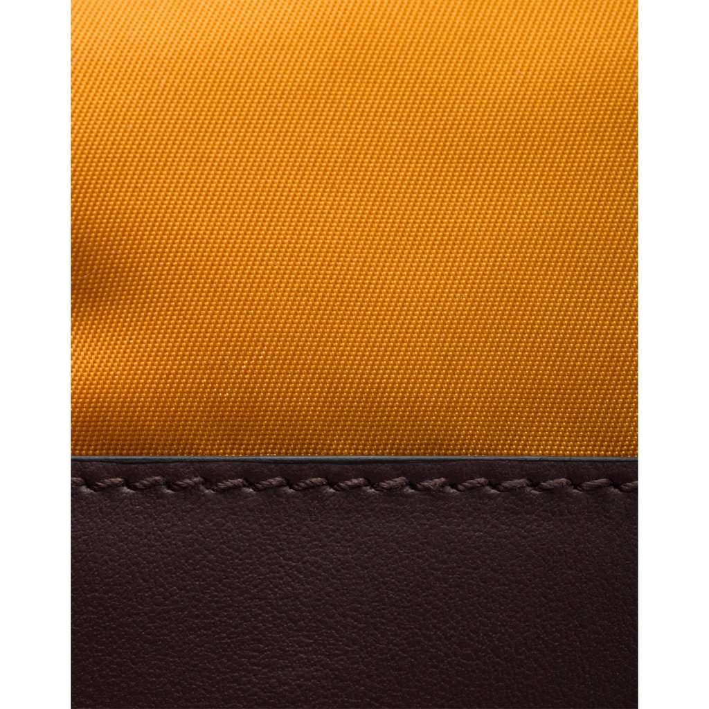 Prada Prada Speedrock Re-Nylon Ambra Orange Nylon Leather Smartphone Holder Pouch Bag Orange Leather Never worn - Model View
