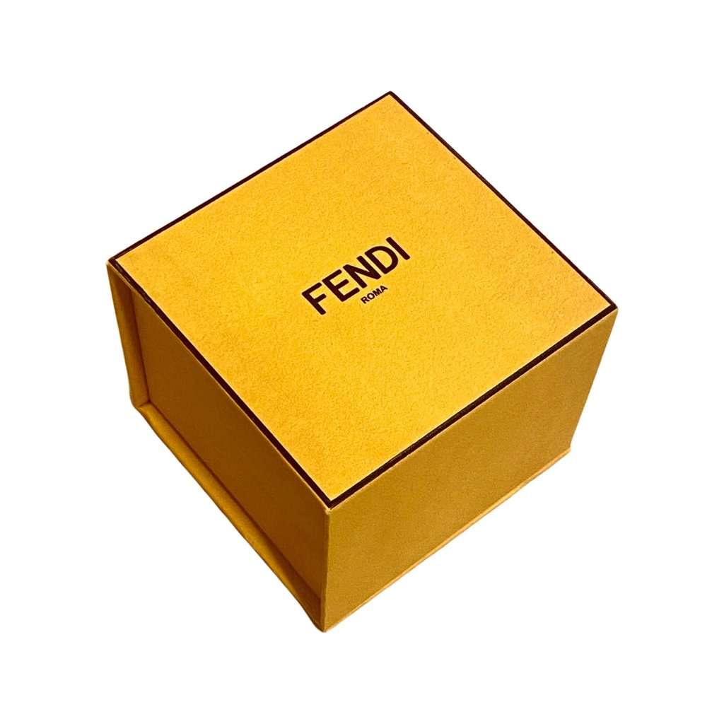 Fendi Fendi Master Key Pendant Gold Finish Metal Large Fashion Ring Gold Never worn - Model View
