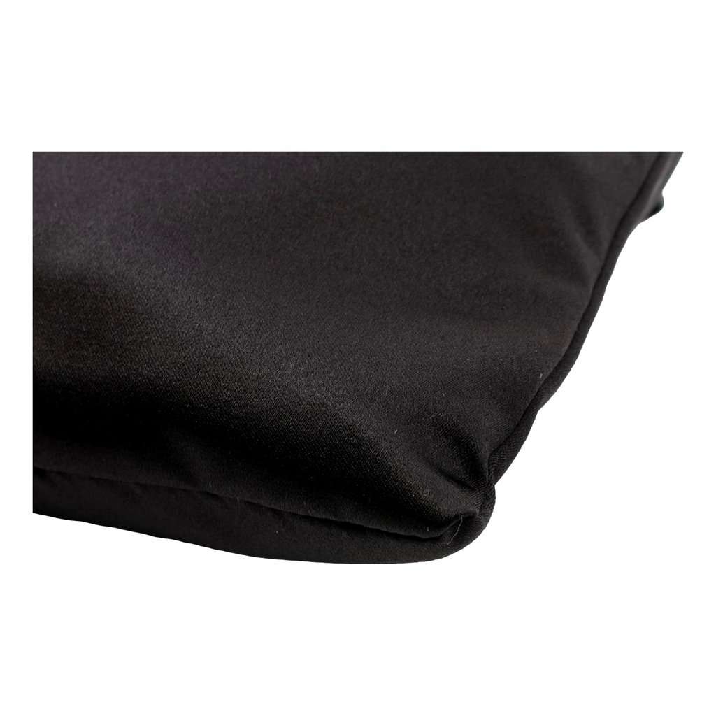 Miu Miu Miu Miu Duchesse Satin Mini Pouch Bag in Black Black Satin Never worn - Model View