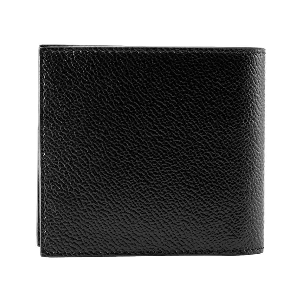 Prada Prada Mens Vitello Micro Grain Black Leather Triangle Logo Bifold Wallet Black Leather Never worn - Inside View