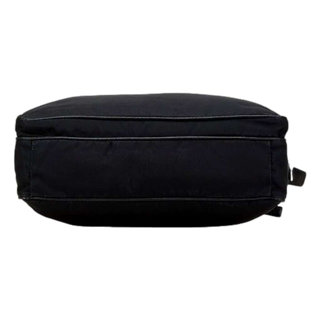 Prada Prada Re-Nylon Black Nylon and Saffiano Large Crossbody Tote Bag Black Leather Never worn - Box View
