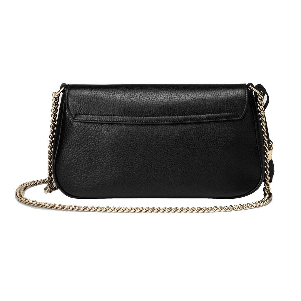 Gucci Gucci Soho Disco GG Black Calf Leather Tassel Chain Crossbody Bag Black Leather Never worn - Box View