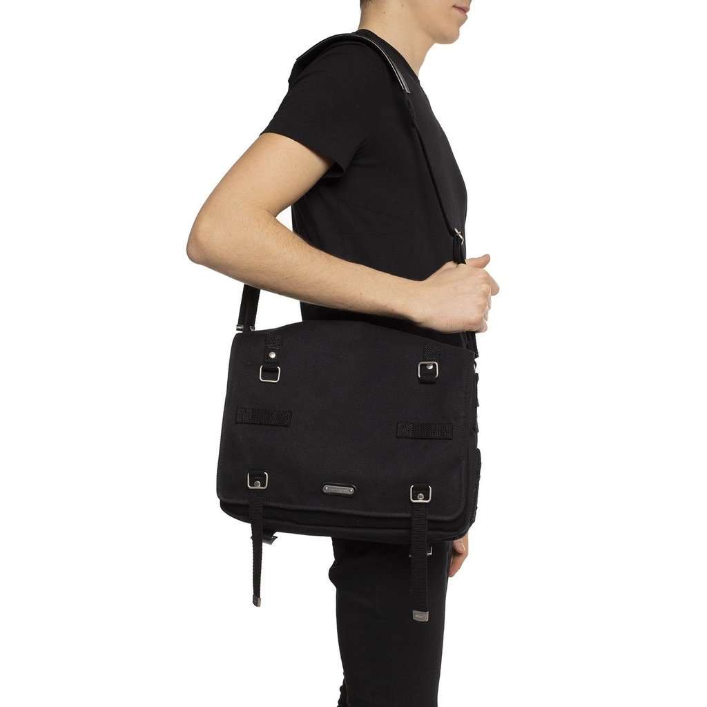 Saint Laurent Saint Laurent Sac Army Black Canvas Messenger Bag Black Canvas Never worn - Back View