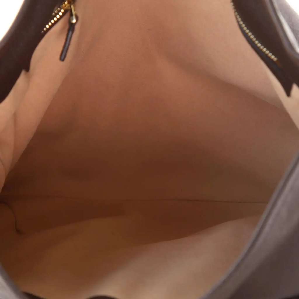 Gucci Gucci 1955 Morsetto Large Leather Horsebit Drawstring Brown Bucket Bag Brown Leather Never worn - Box View