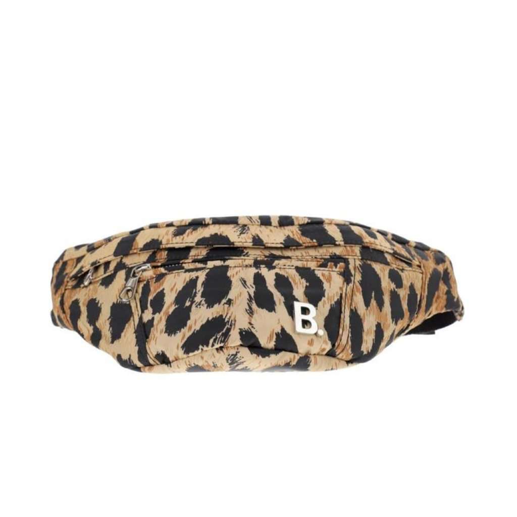 Balenciaga Balenciaga Nylon Leopard Print Belt Bag Beige Leather Never worn - Back View