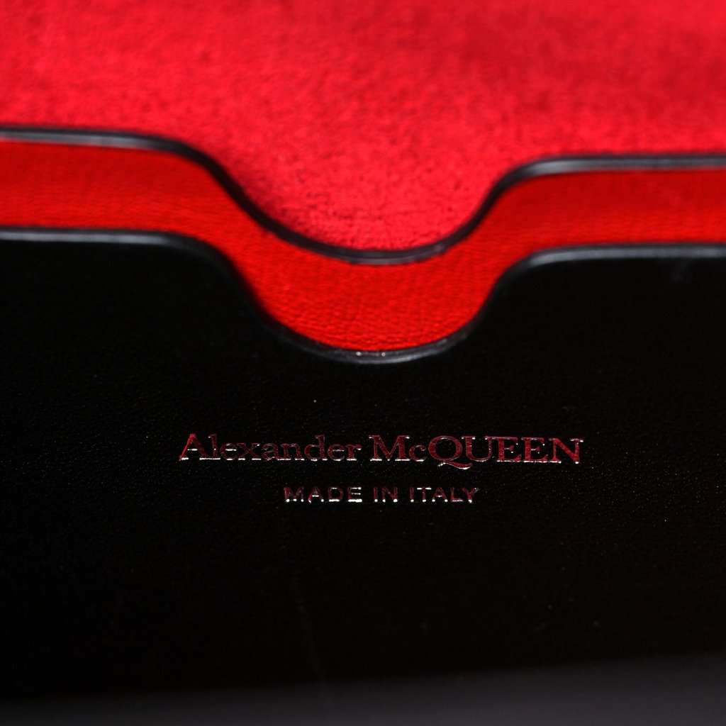 Alexander McQueen Alexander McQueen The Short Story Black Croc Print Leather Satchel Black Leather Never worn - Box View
