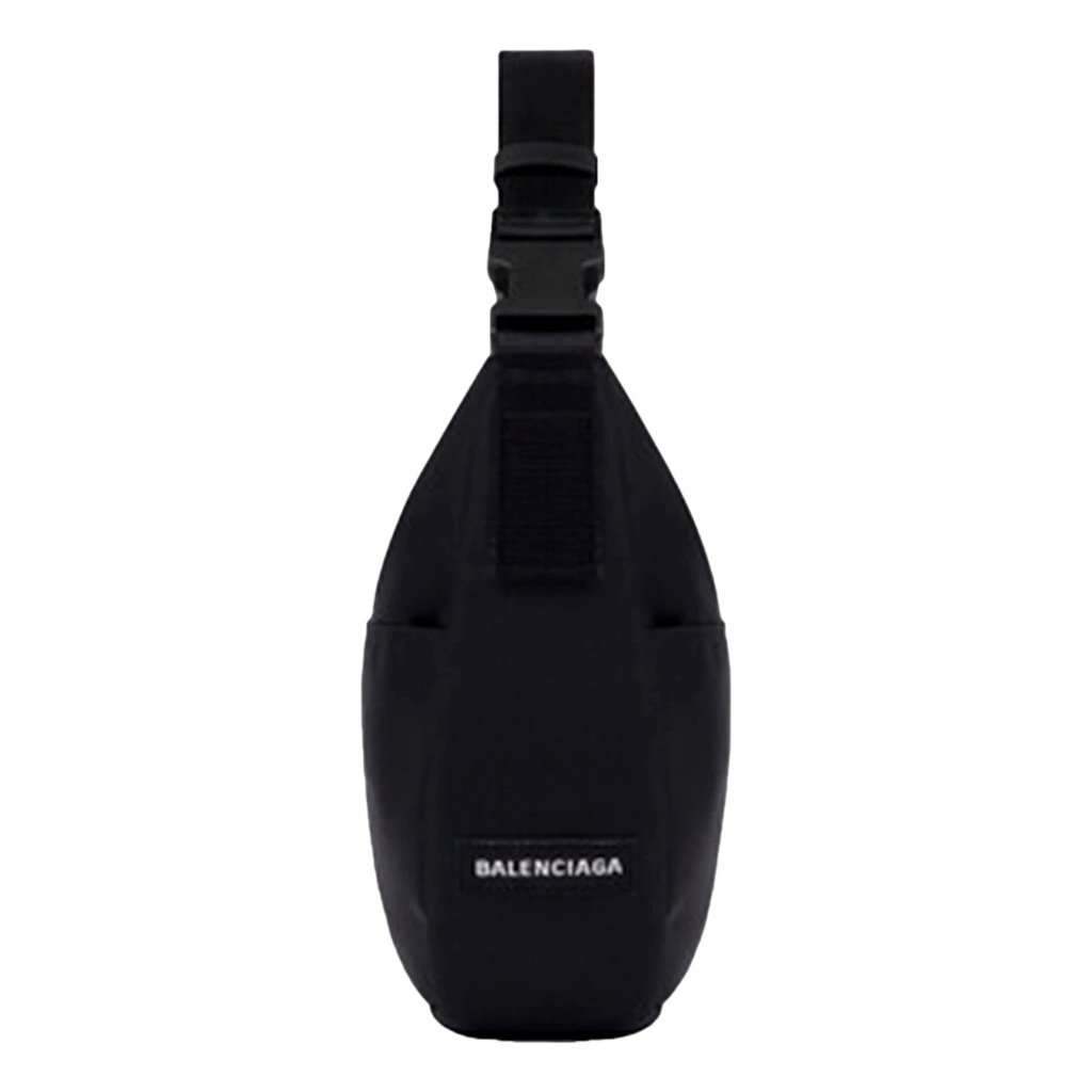 Balenciaga Balenciaga Nasa Logo Sling Shoulder Crossbody Bag Black Recycled Nylon Black Leather Never worn - Back View