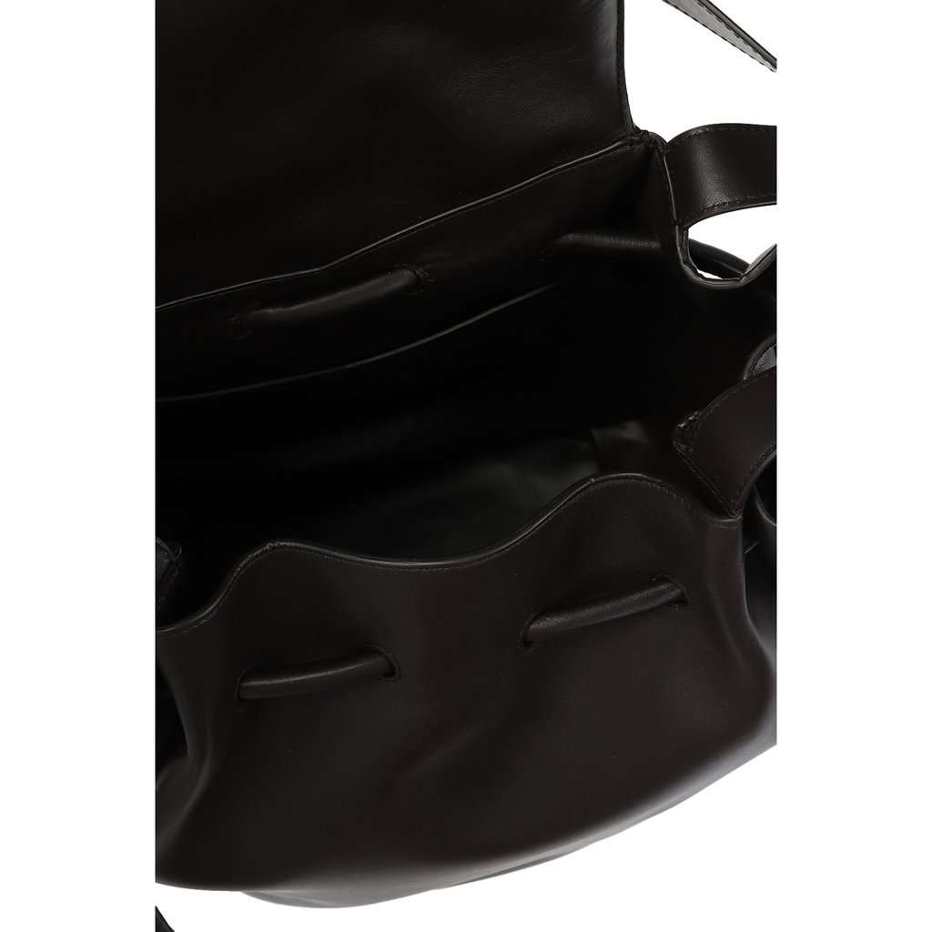 Bottega Veneta Bottega Veneta Beak Large Black Calfskin Shoulder Bag Black Leather Never worn - Back View